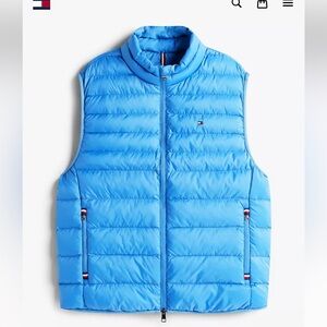 Tommy Hilfiger Blue Puffer Vest